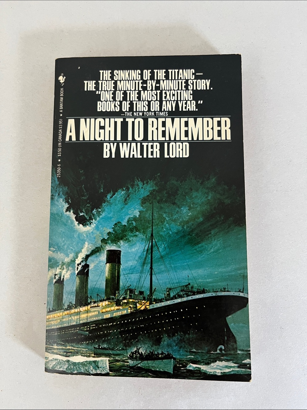 2/$10 A Night to Remember by Walter Lord